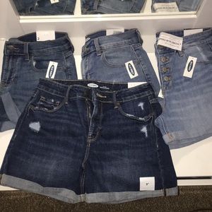 Brand new old navy jean shorts